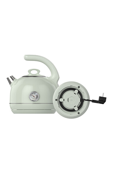 Premier PRK 1215C Retro Tasarımlı Analog Göstergeli Paslanmaz Çelik Hazneli Su Isıtıcısı Cool Touch Kettle