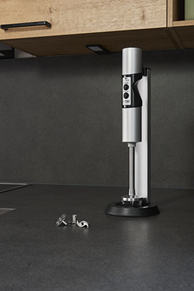 Ritter Vertico 7 Şarj İstasyonlu 120 W Gümüş Kablosuz El Blenderi