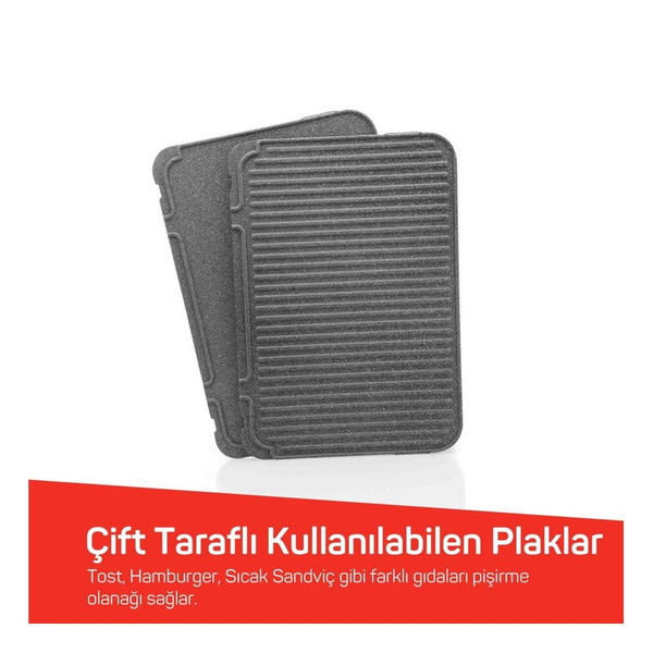 Arzum AR2094-54 Tostçu Delux Sorgül Buğdayı Tost Makinesi