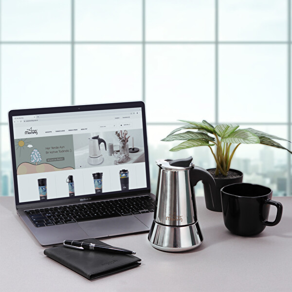 Any Morning JUN-6 Çelik 300 ML Espresso Kahve Makinesi