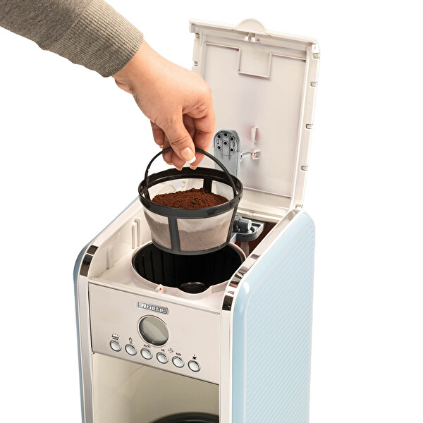 Ariete Vintage 1342 Mavi Filtre Kahve Makinesi