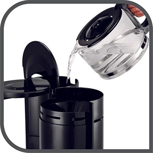 Tefal CM1218 Uno Siyah Filtre Kahve Makinesi