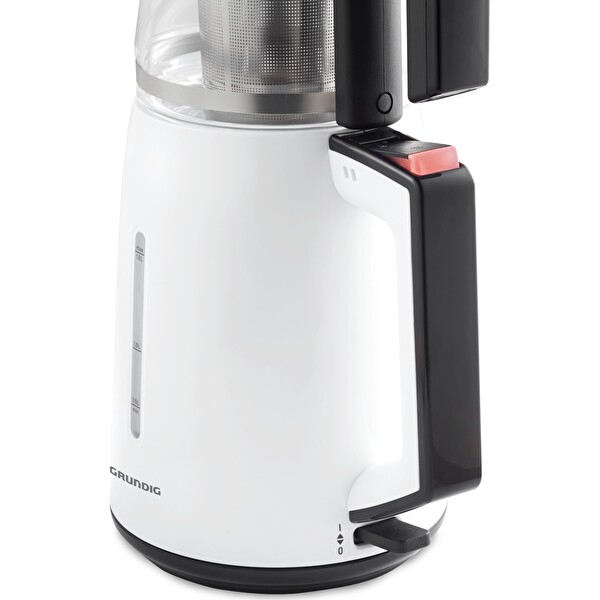 Grundig TM 4961 B 1.7 L 1650 W Cam Demlikli Beyaz Çay Makinesi