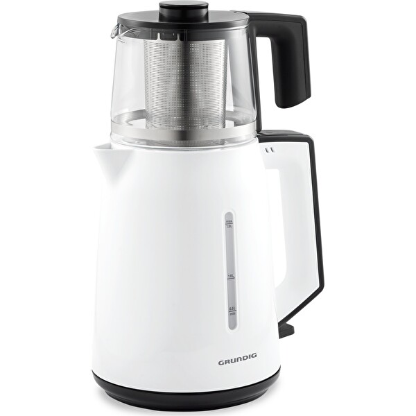 Grundig TM 4961 B 1.7 L 1650 W Cam Demlikli Beyaz Çay Makinesi