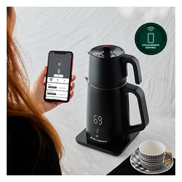 Homend X Jumbo Royaltea Cooltouch 1792H Konuşan 1.7 L Çelik Çay Makinesi