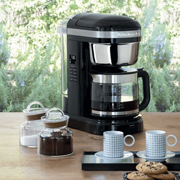 KitchenAid 5KCM1209EOB 1.7 L Onyx Black Filtre Kahve Makinesi