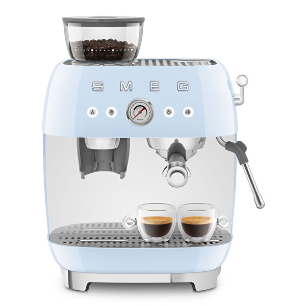 Smeg EGF03PBEU Öğütücülü Pastel Mavi Espresso Kahve Makinesi