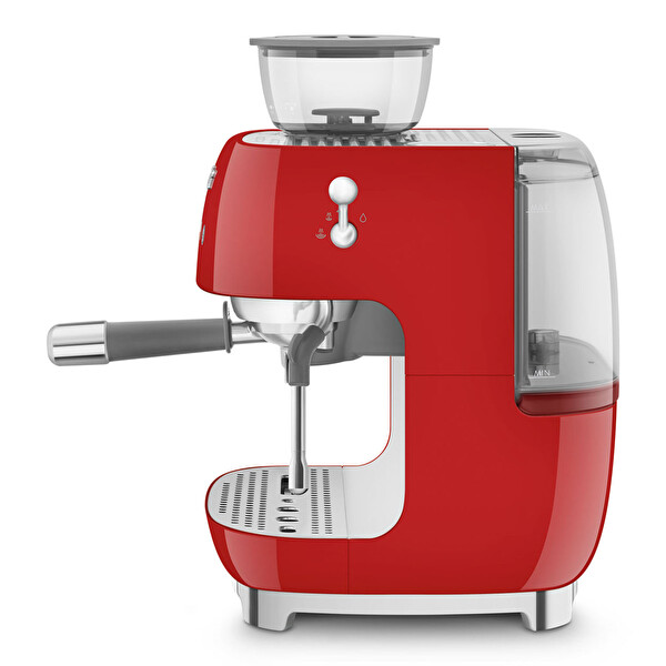 Smeg EGF03RDEU Öğütücülü Kırmızı Espresso Kahve Makinesi