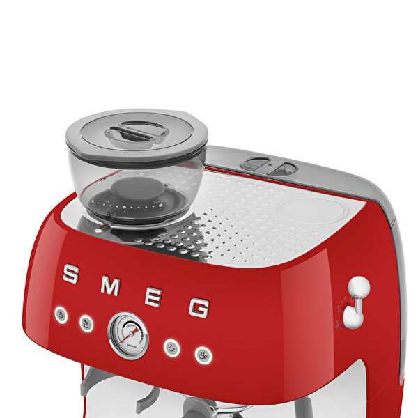 Smeg EGF03RDEU Öğütücülü Kırmızı Espresso Kahve Makinesi