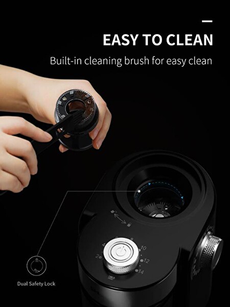 Vosco KD-835 Dozaj Ayarlı Kahve Değirmeni