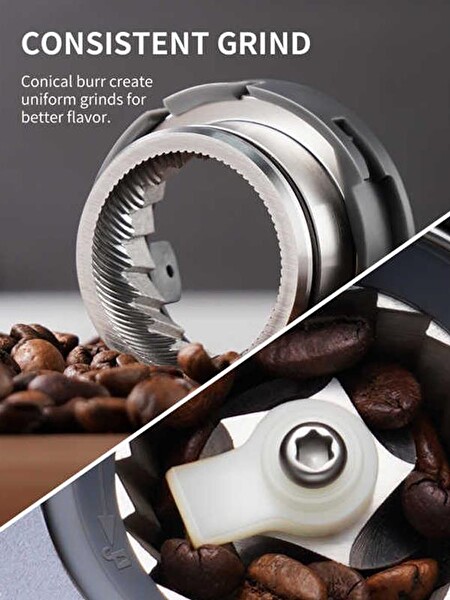 Vosco KD-G018 Di̇gi̇tal Espresso Kahve Deği̇rmeni̇ ve Öğütücü