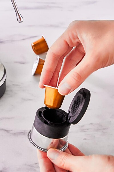 Karaca Coffee Art Inox Dijital 20 Bar Öğütülmüş Espresso Cappuccino ve Kapsül Kahve Makinesi