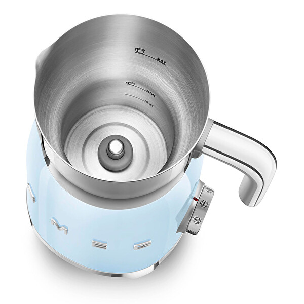 Smeg MFF11PBEU Pastel Mavi Süt Köpürtme Makinesi