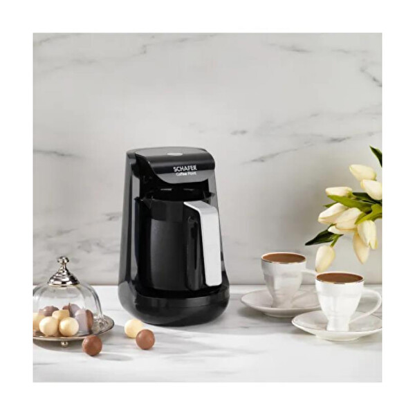 Schafer 2SE100-25002-SIY02 Coffee Point 500 W Siyah Türk Kahve Makinesi