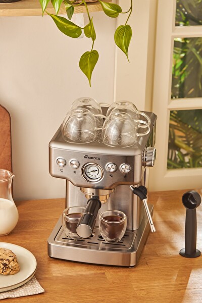Karaca Coffee ART-1353 Süt Köpürtücülü 20 Bar Basınçlı Espresso Latte Cappuccino Americano Makinesi