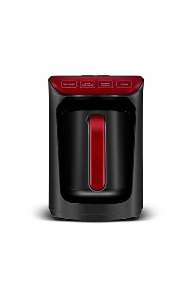 Karaca Hatır Közde 5 Fincan Kapasiteli Bol Köpüklü Kırmızı Türk Kahve Makinesi