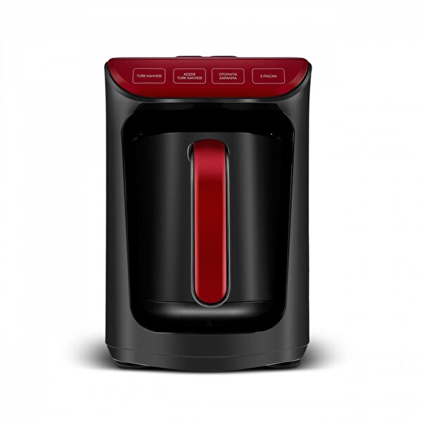 Karaca Hatır Közde 5 Fincan Kapasiteli Bol Köpüklü Kırmızı Türk Kahve Makinesi
