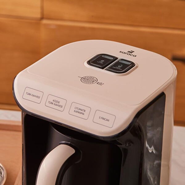 Karaca Hatır Közde 5 Fincan Kapasiteli Bol Köpüklü Krem Türk Kahvesi Makinesi