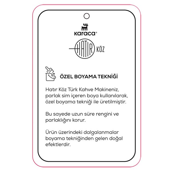 Karaca Hatır Közde 5 Fincan Kapasiteli Bol Köpüklü Krem Türk Kahvesi Makinesi