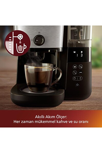 Philips HD7900/01 Hepsi 1 Arada Brew Öğütücülü Filtre Kahve Makinesi