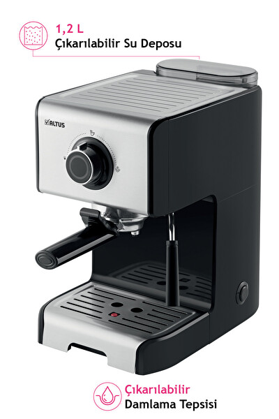 Altus AL 4933 ES Antrasit Espresso Makinesi