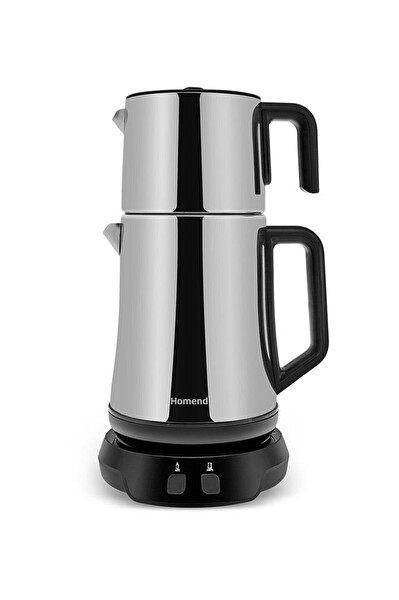 Homend Royaltea Elegant 1776H Parlak Inox Çay Makinesi