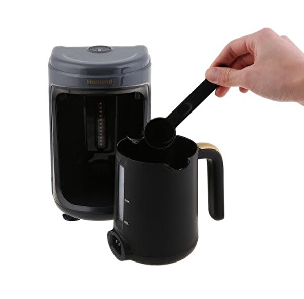 Homend Pottoman 1862H Türk Kahve Makinesi Antrasit-Gold