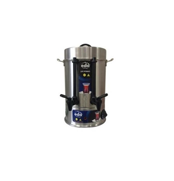 Eda Çelik 40 Bardak Çay Otomatı Çift Musluklu Termostatlı