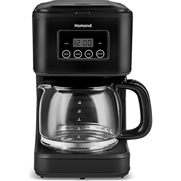 Homend Coffebreak 5010H Siyah 12 Fincan Kapasiteli Dijital Filtre Kahvesi