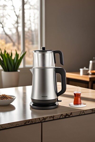 Homend Royaltea Elegant 1777H Inox Çay Makinesi