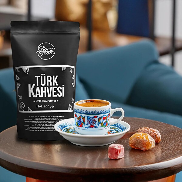 Gloria Jean's Coffees Türk Kahvesi 500 GR 2'li Paket