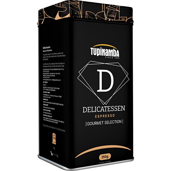 Tupinamba Delicatessen Öğütülmüş %100 Natural Espresso Kahve 250 G