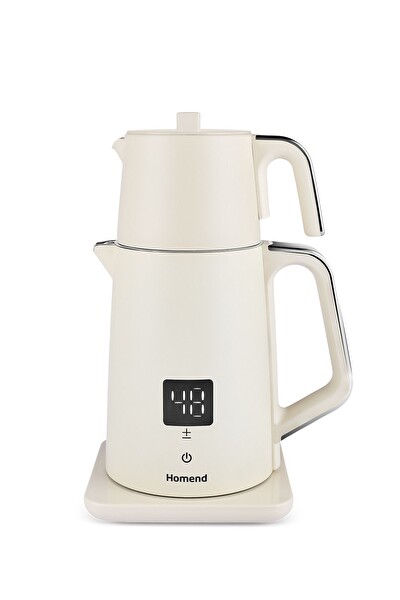 Homend Royaltea Cooltouch 1797H Krem Konuşan Çay Makinesi