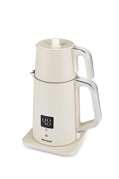 Homend Royaltea Cooltouch 1797H Krem Konuşan Çay Makinesi