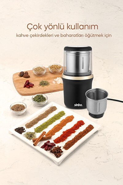 Sinbo SCM-2982 Kahve ve Baharat Öğütücü