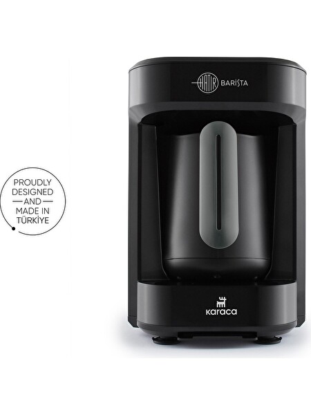 Karaca Hatır Barista Antrasit Cappuccino ve Türk Kahve Makinesi