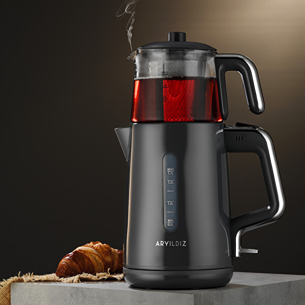Aryıldız Tea Perfect Çay Makinesi Antrasit