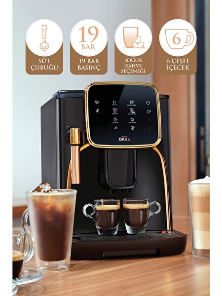 Arzum Okka Pro OK0030-04 Bakır Tam Otomatik Espresso Makinesi