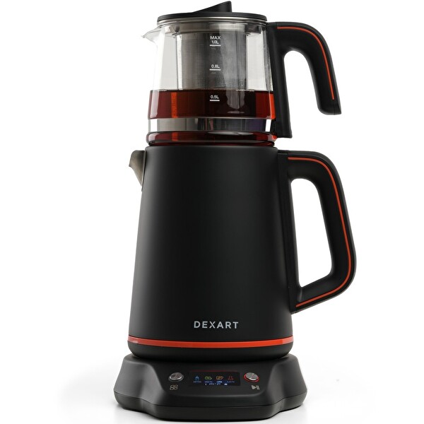 Dexart DX-1321-BL PerfectTea Dijital Çay Makinesi Siyah