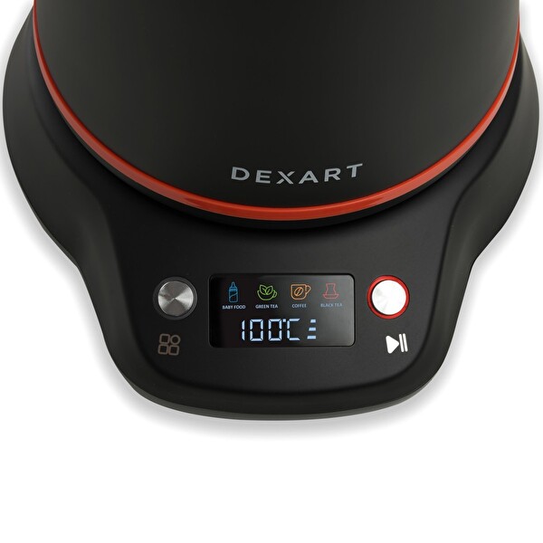 Dexart DX-1321-BL PerfectTea Dijital Çay Makinesi Siyah