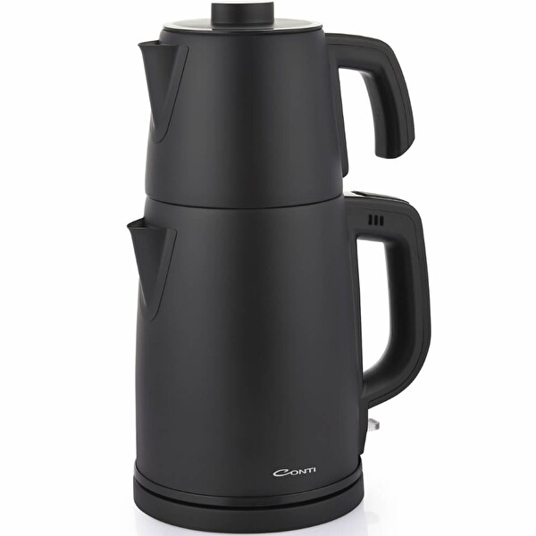 Conti CTM-125 Tealine Paslanmaz Çelik Çay Makinesi Siyah