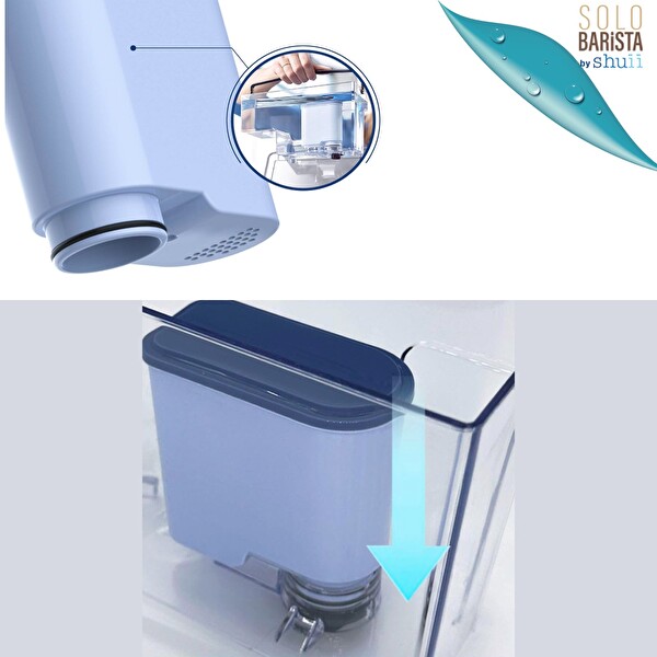 Shuii Pure Kafe PH012 - Philips Saeco Aquaclean İçin 4 Adet Kahve Makinesi Su Filtresi