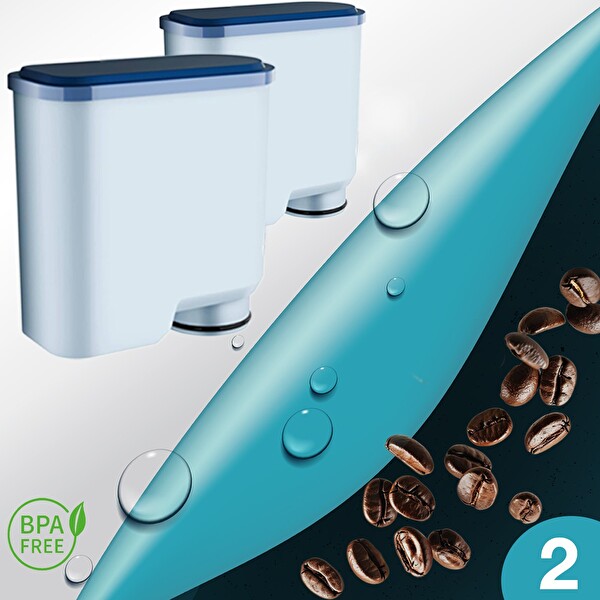Shuii Pure Kafe PH012 - Philips Saeco Aquaclean İçin 2 Adet Kahve Makinesi Su Filtresi