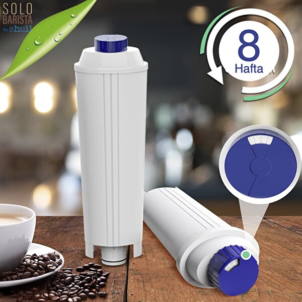 Shuii Pure Kafe DS012 - Delonghi DLSC002 için 6 Adet Kahve Makinesi Su Filtresi