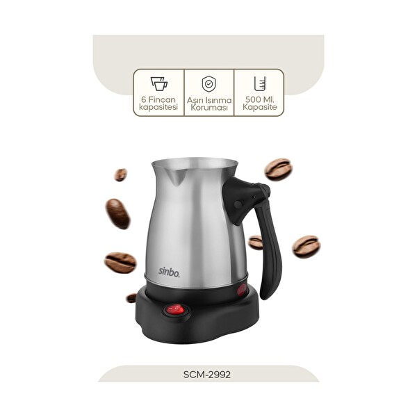 Sinbo SCM-2992 Elektrikli Cezve