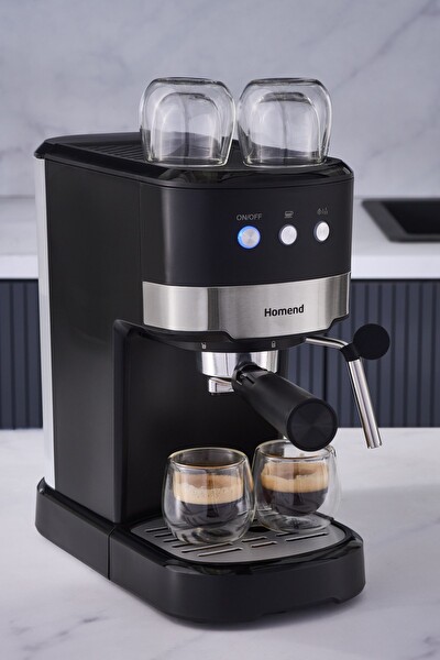 Homend Coffeebreak 5011H Süt Köpürtücülü 15 Bar Basınçlı Espresso Makinesi 1100W 1.2 L