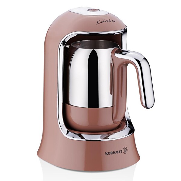 Korkmaz A860-17 Kahvekolik Otomatik Kahve Makinesi Mocha - Krom
