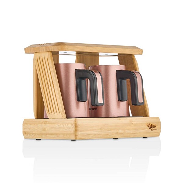 Bambum Kallavi Türk Kahve Makinesi Bronz İkili