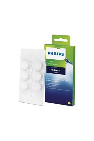 Philips CA6700/10 Espresso Makinesi Kireç Temizleme Solüsyonu - CA6704/10 Yağ Çözücü Tablet 2'li Set