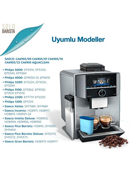 Rovexa Philips Aquaclean Kahve Makinesi Kireç Önleyici Su Filtresi 4 Adet